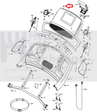 NordicTrack Commercial 2450- NTL172161 Treadmill Display Console Panel 401291 ETNT17216V1-hydrafitnessparts