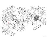 NordicTrack E 7.0 Elliptical Rear Foot Stabilizer Cover MFR-317286 362693-hydrafitnessparts