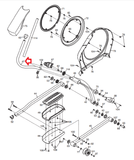 NordicTrack E7sv Elliptical Left Upper Handle Bar with Foam 272203-hydrafitnessparts
