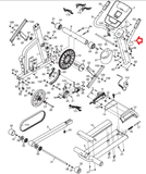 NordicTrack E7sv Elliptical Right Pulse Handle Bar 272053-hydrafitnessparts