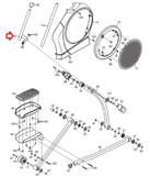 NordicTrack E7sv Elliptical Right Upper Handle Bar with Foam 272202-hydrafitnessparts