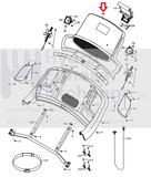 NordicTrack ELITE 7750 Treadmill Display Console Panel ETS179916 & 385801-hydrafitnessparts