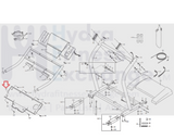 NordicTrack EXP1000 831.298831 Treadmill Console Back Cover JO1548-D or 156763-hydrafitnessparts