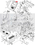 NordicTrack Elite 12.7 - 831.239542 Elliptical Display Console Assembly 366396-hydrafitnessparts
