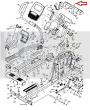 NordicTrack Elite 12.9T NTEL712140 Elliptical Front Stabilizer Cover 350885-hydrafitnessparts