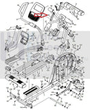 NordicTrack Elite 12.9T NTEL712140 Elliptical Left Heart Rate Pulse Grip 360893-hydrafitnessparts