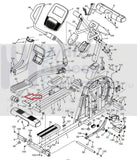 NordicTrack Elite 12.9T NTEL712140 Elliptical Left Pedal Handle 365074-hydrafitnessparts