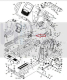 NordicTrack Elite 12.9T NTEL712140 Elliptical Left Roller Arm Cover 350960-hydrafitnessparts