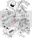 NordicTrack Elite 12.9T NTEL712140 Elliptical Left Upper Saddle Bracket 350939-hydrafitnessparts