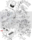 NordicTrack Elite 12.9T - NTEL712140 Elliptical Rear Stabilizer Cover 365073-hydrafitnessparts