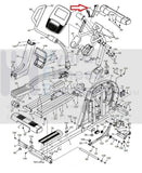 NordicTrack Elite 12.9T NTEL712140 Elliptical Right Heart Rate Pulse Grip 360894-hydrafitnessparts