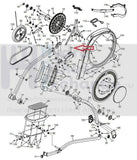 NordicTrack Elite 12.9T NTEL712140 Elliptical Right Saddle Bracket Cover 350961-hydrafitnessparts