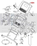 NordicTrack Ellite 5700 Treadmill Display Console Assembly ETS149913 376903-hydrafitnessparts