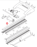 NordicTrack Epic Gold's Gym Lifestyler Treadmill Left and Right Rail Desk 230965-hydrafitnessparts