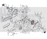 NordicTrack FreeMotion 370r SFEX050140 Recumbent Bike Idler Pulley 366151-hydrafitnessparts