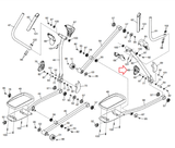 NordicTrack FreeMotion Elliptical Right Upper Body Leg Inner Cover 335836 MFR 334736-hydrafitnessparts