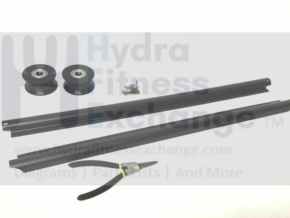 NordicTrack FreeMotion Elliptical Wheel and Hardware Fix kit Assembly 390204-hydrafitnessparts