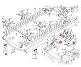NordicTrack FreeMotion HealthRider Treadmill Motor Plastic Bushing 272487-hydrafitnessparts