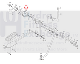 NordicTrack FreeMotion Lifestyler Weider Elliptical Right Leg Inner Cover 261512-hydrafitnessparts