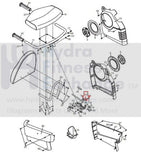 NordicTrack FreeMotion ProForm Reebok Upright Bike Seat Carriage Wheel 231769-hydrafitnessparts