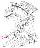 NordicTrack FreeMotion ProForm Treadmill Rear Transport Wheel 382172-hydrafitnessparts