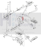 NordicTrack FreeMotion TV FMEL4505P0 Elliptical Left Crank Arm CC4034-hydrafitnessparts