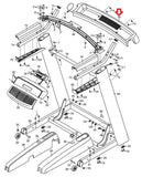 NordicTrack FreeMotion Treadmill Special Notes Tray and Fan Set 351686-hydrafitnessparts