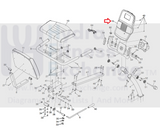 NordicTrack GX 4.7 R - VR19 Upright Bike Display Console Assembly EBNT84017 393855-hydrafitnessparts