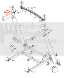 NordicTrack Health Rider H70T T6.5S T6.5Z Treadmill Left Handrail 399627-hydrafitnessparts