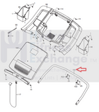 NordicTrack HealthRider Treadmill Console frame ARPS 321659-hydrafitnessparts