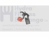NordicTrack HealthRider Treadmill Magnetic Safety Key lanyards Orange 347877-hydrafitnessparts