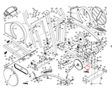 NordicTrack HealthRider Weslo Elliptical Crank Combo & Pulley 182405-hydrafitnessparts