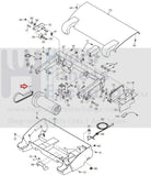 NordicTrack Image 8500 Pro Treadmill Motor Drive Belt 25" 8pj635 252606-hydrafitnessparts