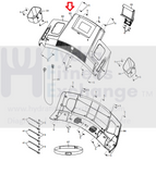 NordicTrack Incline Trainer X11i Intra Treadmill Display Console Panel 376026-hydrafitnessparts