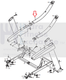 NordicTrack Lifestyler Treadmill Left Handrail Assembly 309403-hydrafitnessparts