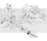 NordicTrack NTEL713170 Elliptical Labbk Center Crank Arm 357202-hydrafitnessparts