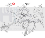 NordicTrack NTEL71420-INT.0 Elliptical Left Control Pad 421824-hydrafitnessparts