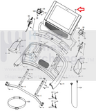 NordicTrack NTL221160 Treadmill Display Console Assembly ETNT22116V1 401248-hydrafitnessparts