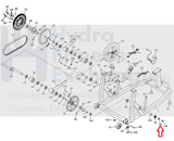 NordicTrack ProForm 16.0 MME A.C.T Commercial Elliptical Washer M8 X 28MM 386587-hydrafitnessparts