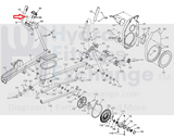 NordicTrack ProForm Reebok FS5I FS7I FS9I ZE6 Elliptical Left Pivot Cover 357245-hydrafitnessparts