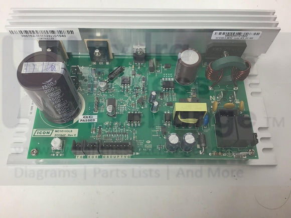 NordicTrack ProForm Treadmill Lower Motor Control Board Controller 396873 MC1618DLS-hydrafitnessparts