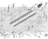 NordicTrack ProForm Weider Treadmill Rear Foot End Cap 395005-hydrafitnessparts