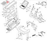 NordicTrack Proform E15.0 E9.0 910 E Pro 1500 Elliptical Top Ramp Cover 316179-hydrafitnessparts