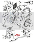 NordicTrack Proform Elite 12.9T Elliptical Plastic Washer Pedal Spacer 351287-hydrafitnessparts