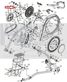 NordicTrack Proform Elite 12.9T Elliptical Small Crank Spacer Flat Washer 350846-hydrafitnessparts