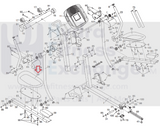 NordicTrack Proform Elliptical Left Foot Pad Pedal 23665 & 247268-hydrafitnessparts