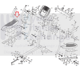 NordicTrack Proform Elliptical Left Foot Pedal 253045-hydrafitnessparts