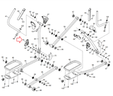 NordicTrack Proform Elliptical Left Upper Body Leg Outer Cover 334733-hydrafitnessparts