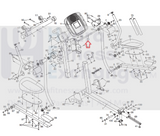 NordicTrack Proform Elliptical Upper Body Axle 247257-hydrafitnessparts