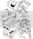 NordicTrack Proform FreeMotion Elliptical Front Stabilizer Foot Bumper 332578-hydrafitnessparts